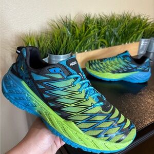 Hoka One One Clayton 2 Blue Green 1014774BGBB Men’s Size 11.5 Shoes Retail $185